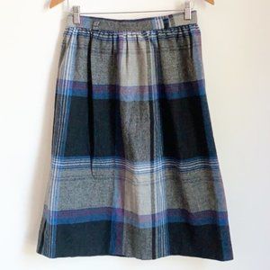 Vintage plaid skirt